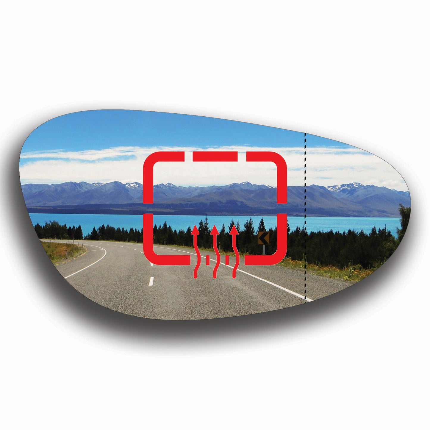 AGCP Spiegelglas Beheizt für Porsche 911 996 1997 - 2004