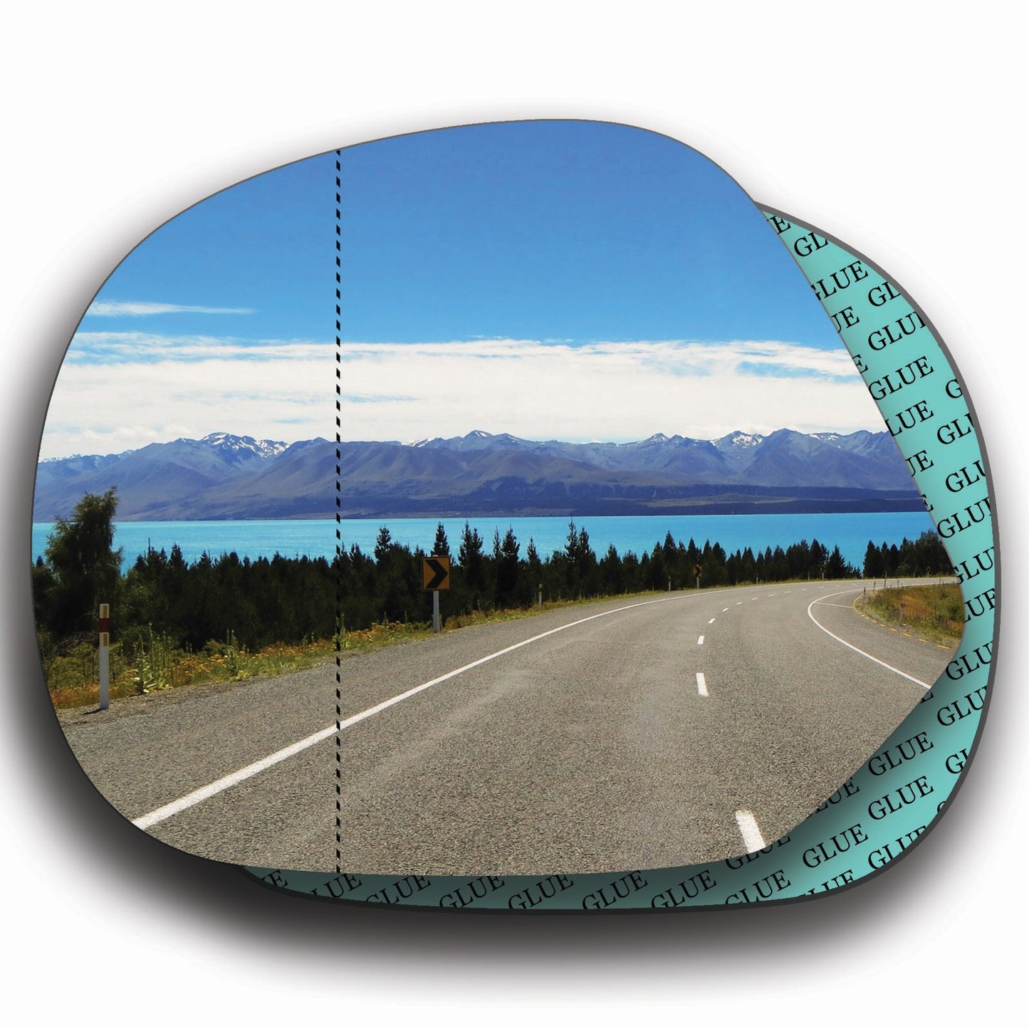 AGCP Spiegelglas für Toyota HiAce 2004 - 2019