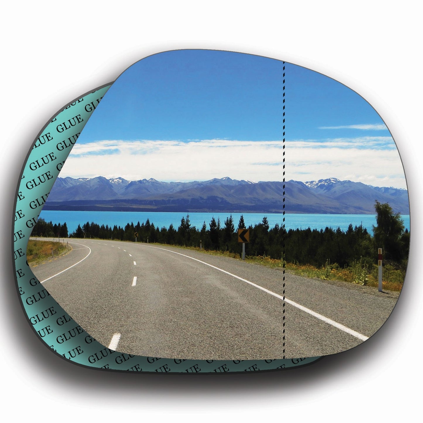 AGCP Spiegelglas für Toyota HiAce 2004 - 2019