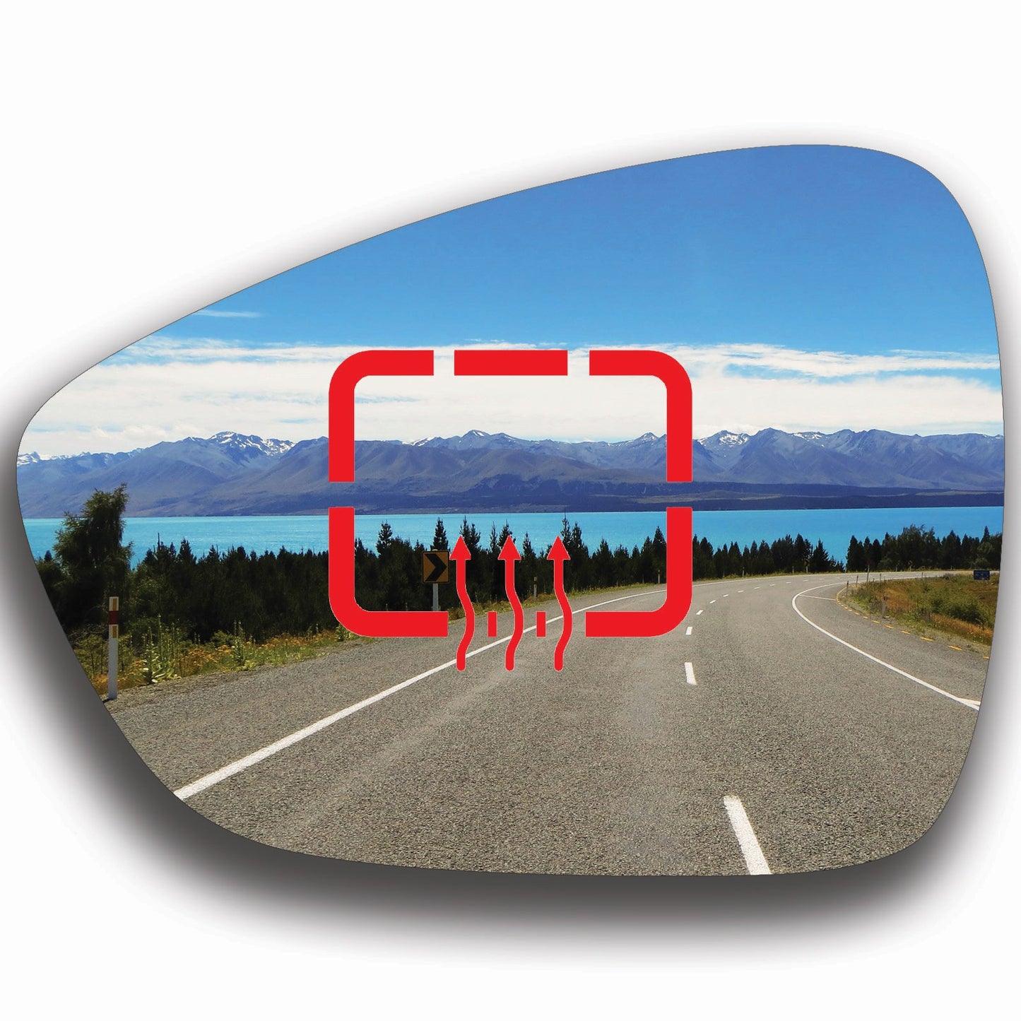 AGCP Spiegelglas Beheizt für Citroen C4 SpaceTourer 2018 - 2022