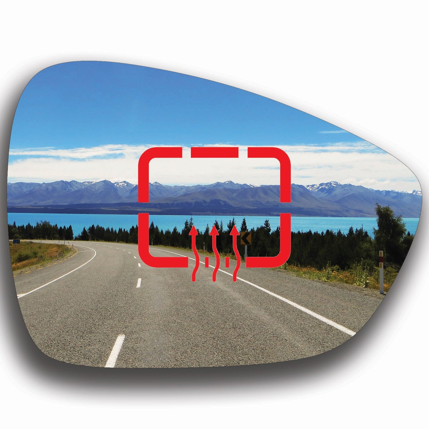 AGCP Spiegelglas Beheizt für Citroen C4 SpaceTourer 2018 - 2022