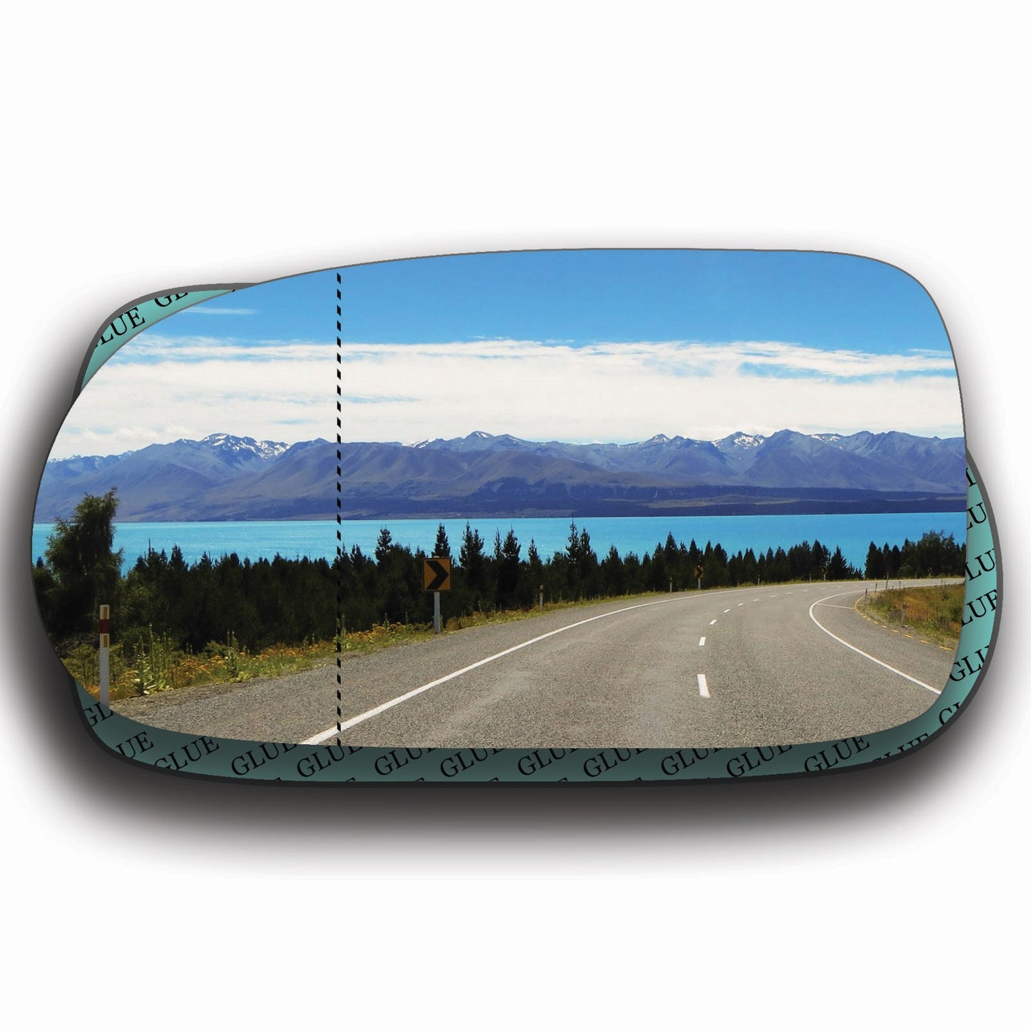 AGCP Spiegelglas für Daewoo Nubira J100 1997 - 1999