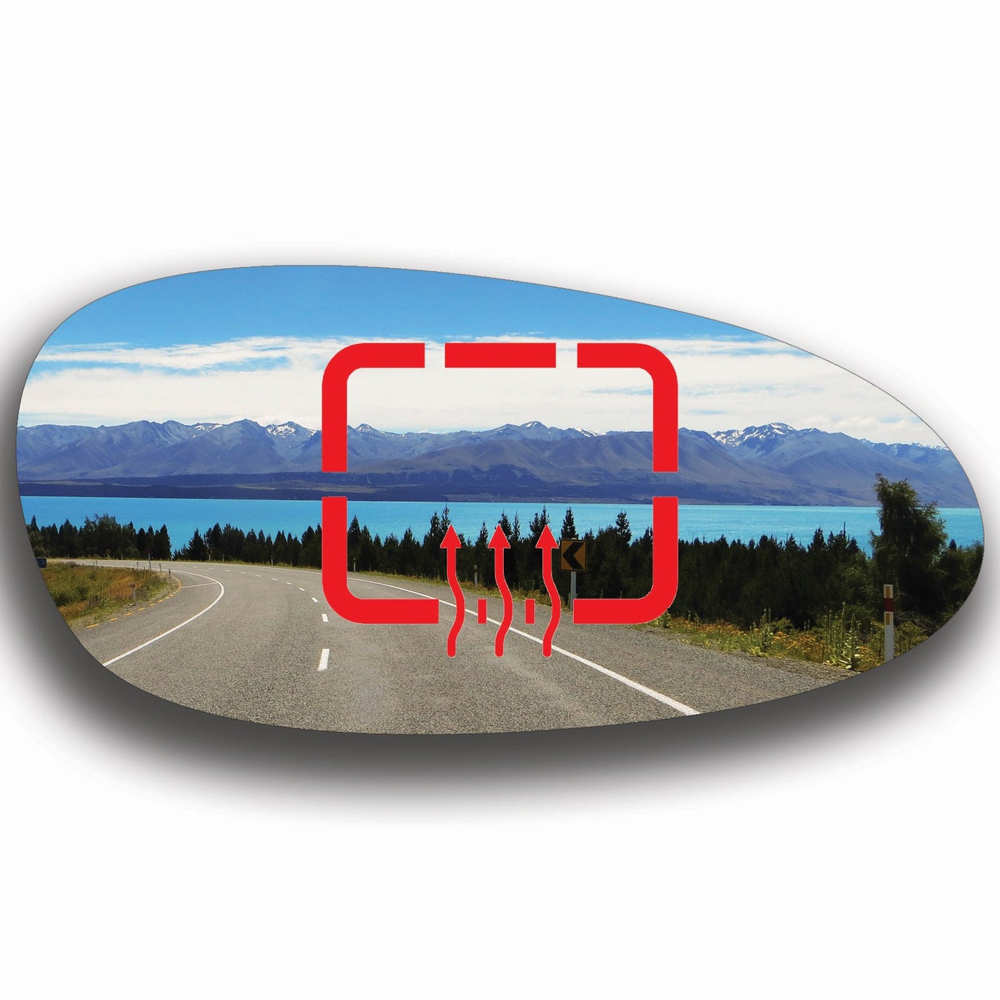 AGCP Spiegelglas Beheizt für Porsche 911 997 2004 - 2008