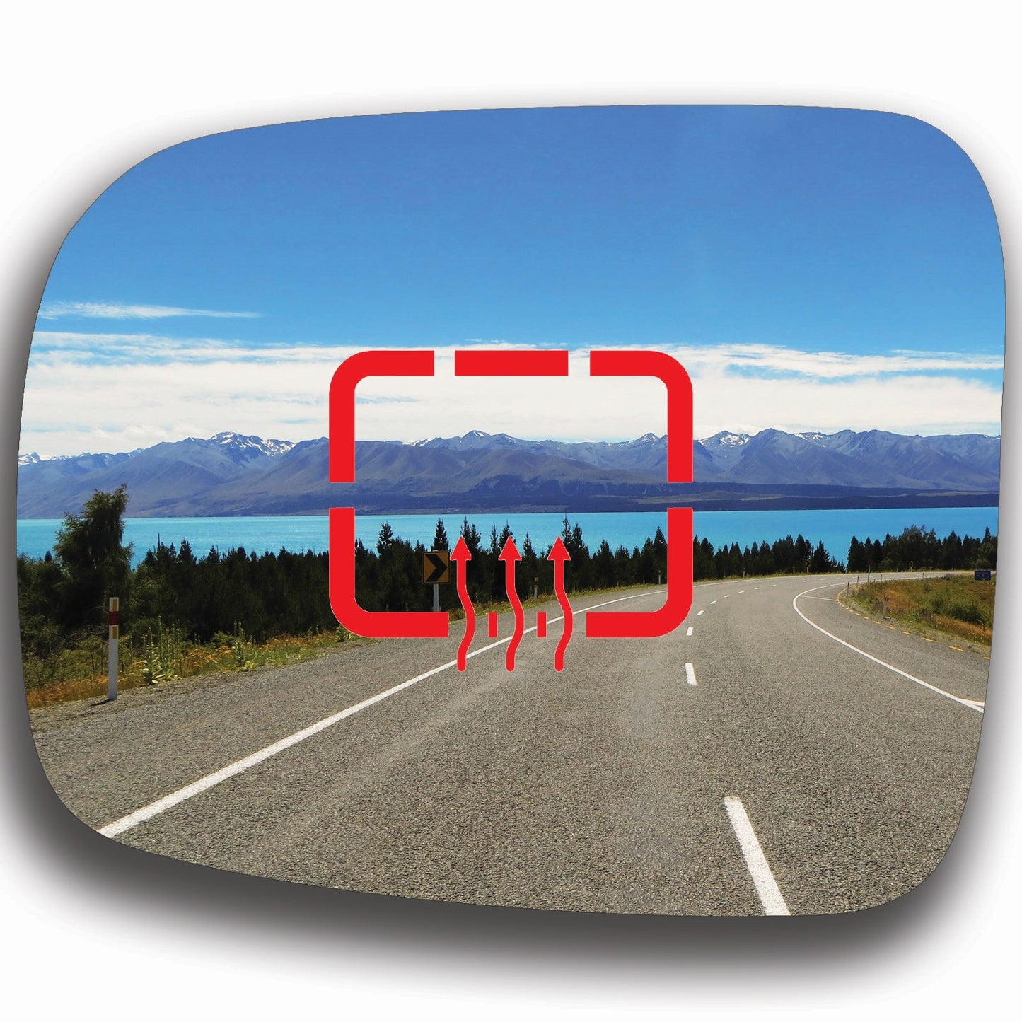 AGCP Spiegelglas Beheizt für Mazda Bongo Friendee 1995 - 2005