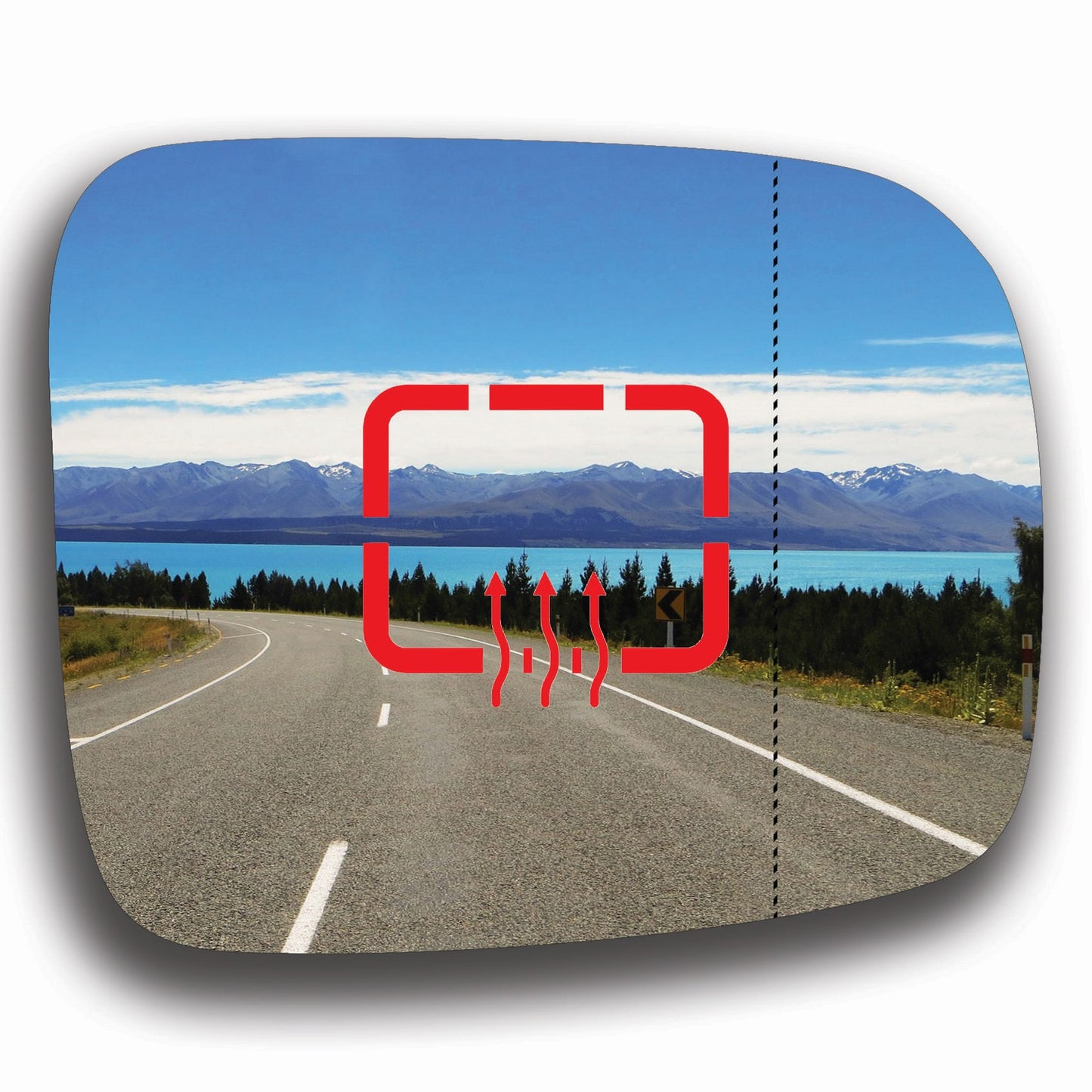 AGCP Spiegelglas Beheizt für Mazda Bongo Friendee 1995 - 2005