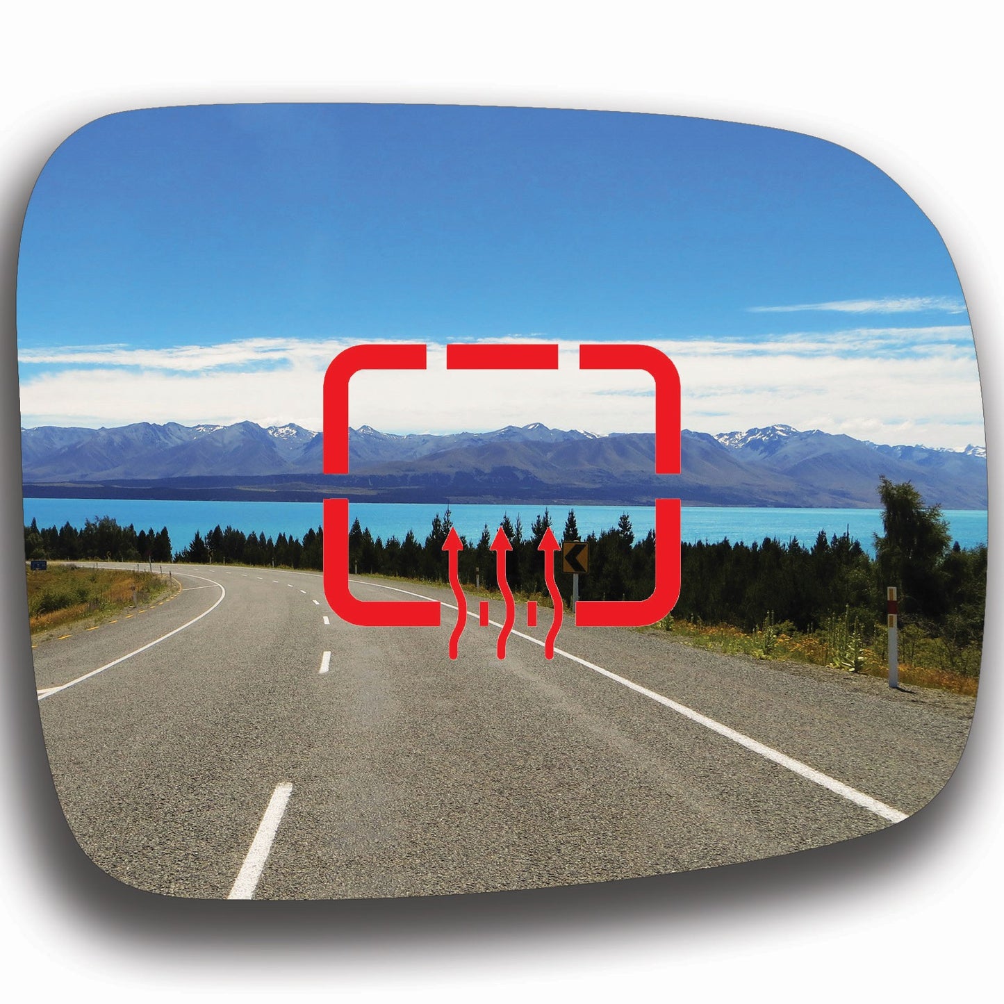 AGCP Spiegelglas Beheizt für Mazda Bongo Friendee 1995 - 2005