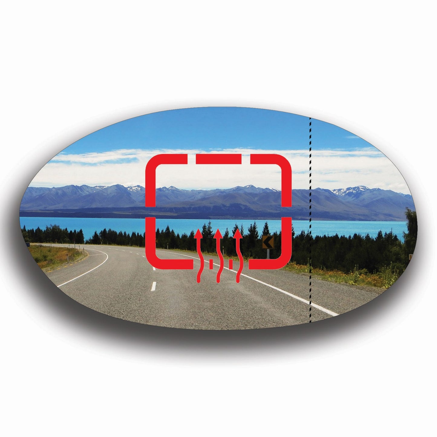 AGCP Spiegelglas Beheizt für Lancia Y 1995 - 2003