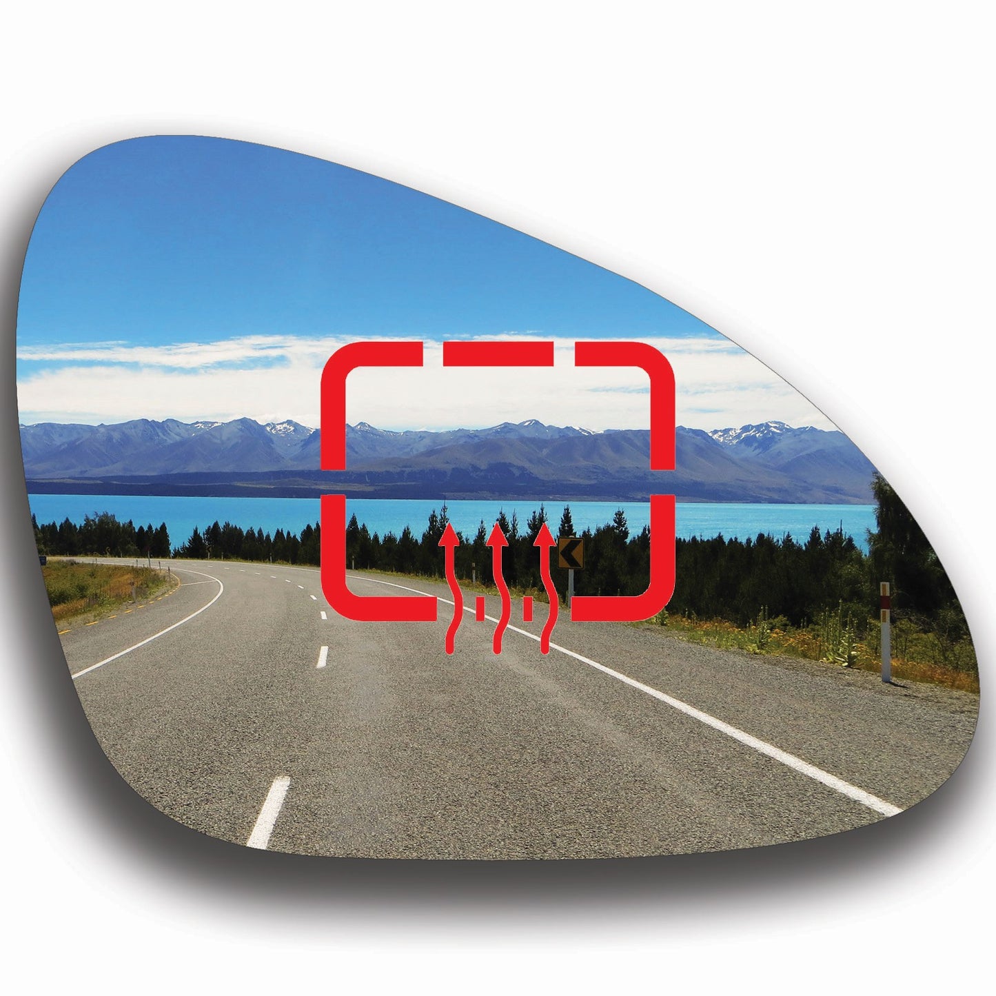 AGCP Spiegelglas Beheizt für Opel Insignia A 2008 - 2017
