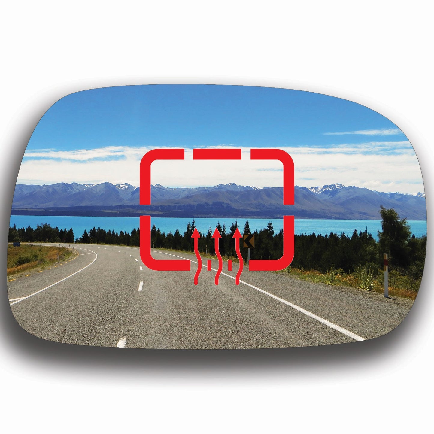 AGCP Spiegelglas Beheizt für Suzuki Ignis 2000 - 2006