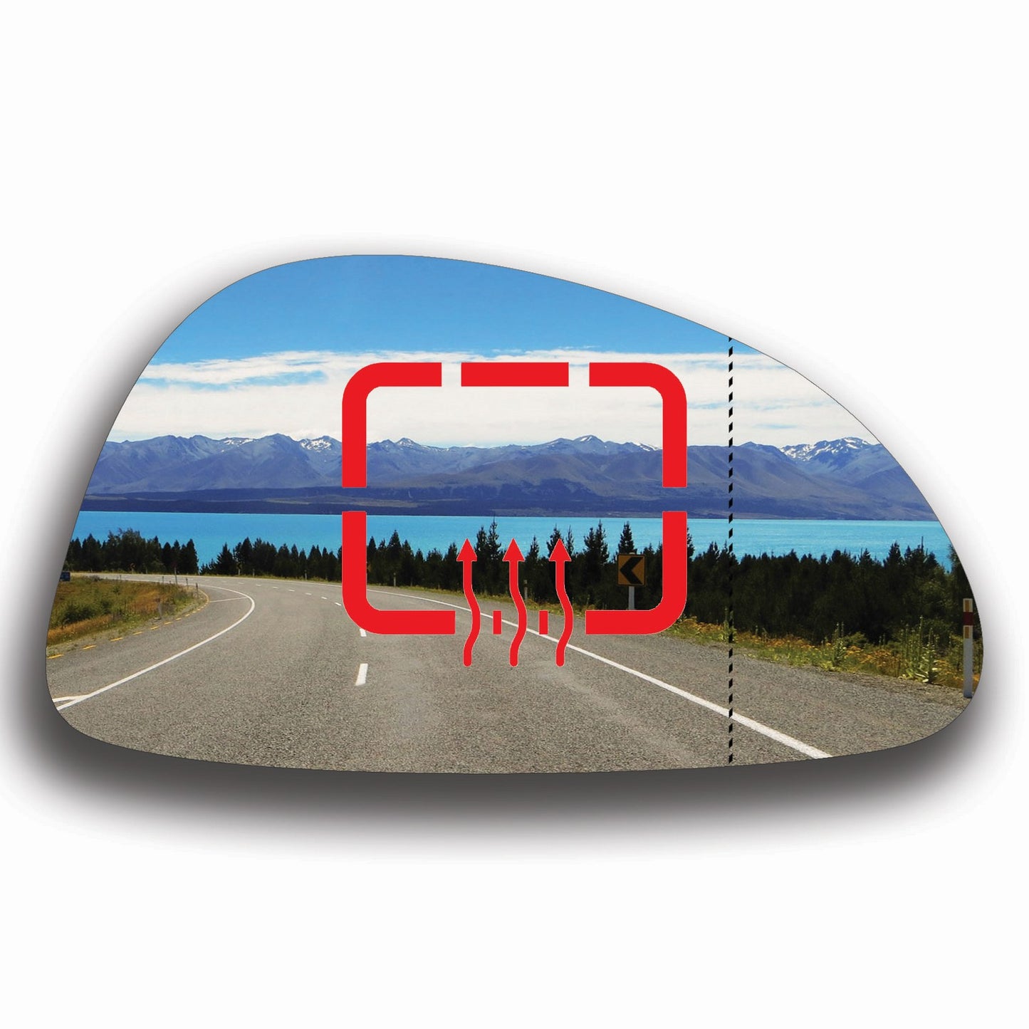 AGCP Spiegelglas Beheizt für Suzuki Alto 2004 - 2009