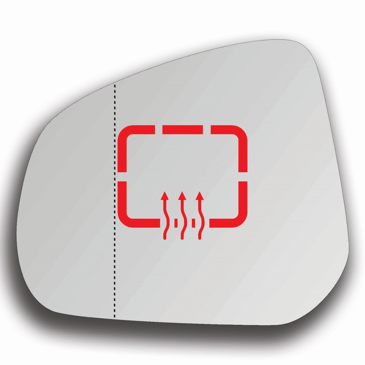 AGCP Spiegelglas Beheizt für Nissan Pixo 2009 - 2013