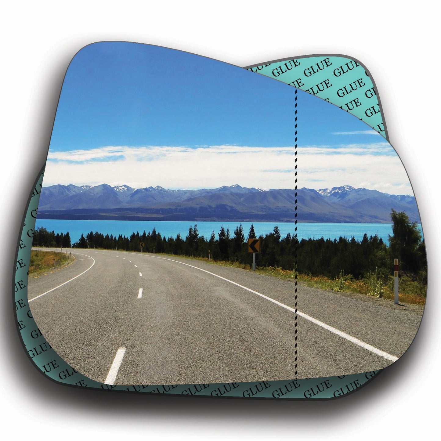 AGCP Spiegelglas für Nissan Pixo 2009 - 2013
