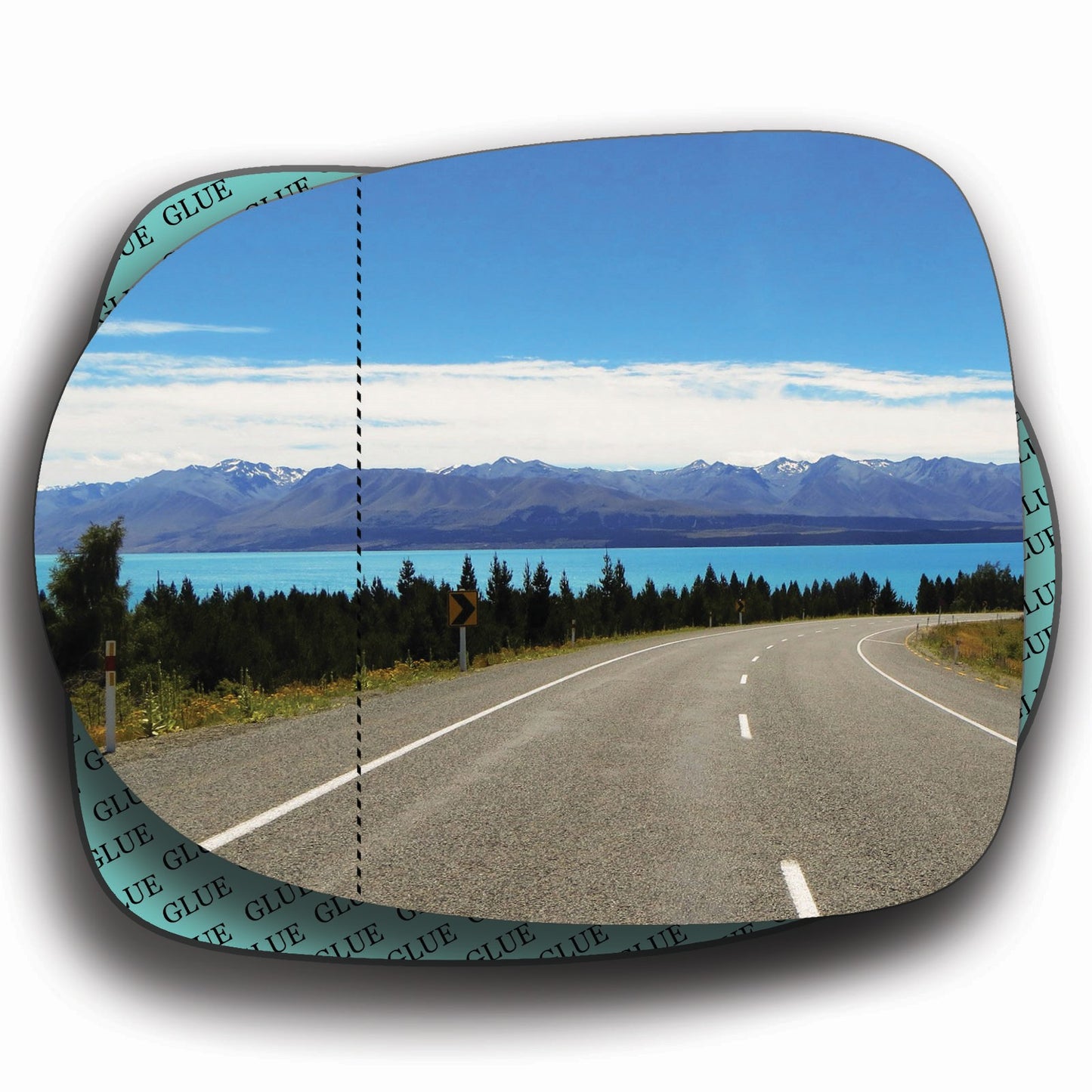 AGCP Spiegelglas für Renault Modus 2008 - 2012