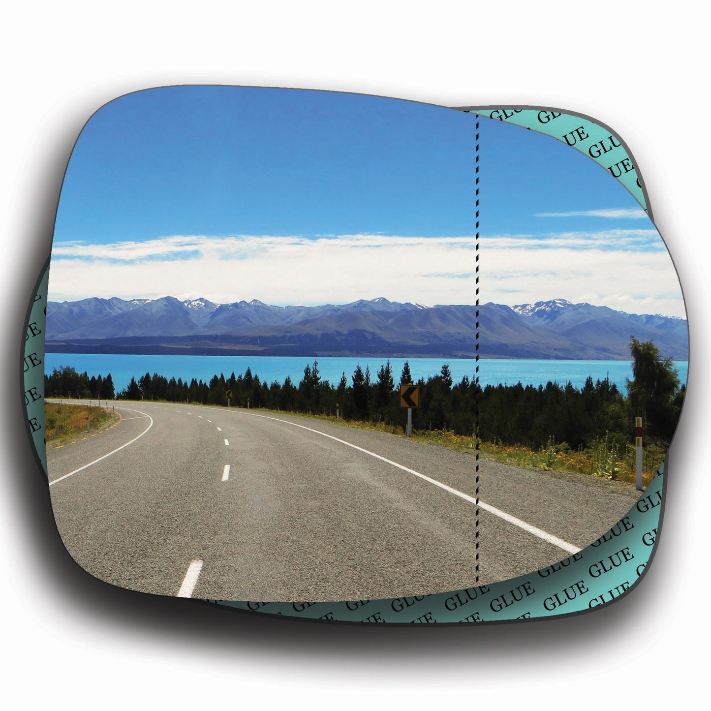 AGCP Spiegelglas für Renault Grand Modus 2007 - 2012