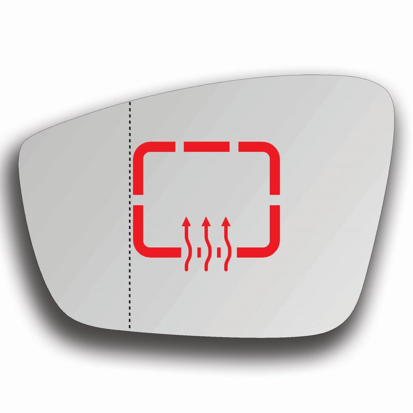 AGCP Spiegelglas Beheizt für Volkswagen Up 2011 - 2015