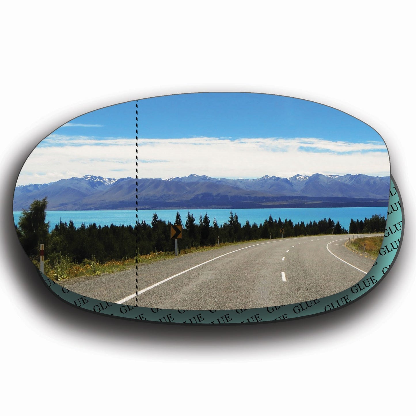 AGCP Spiegelglas für Fiat Seicento 1998 - 2010