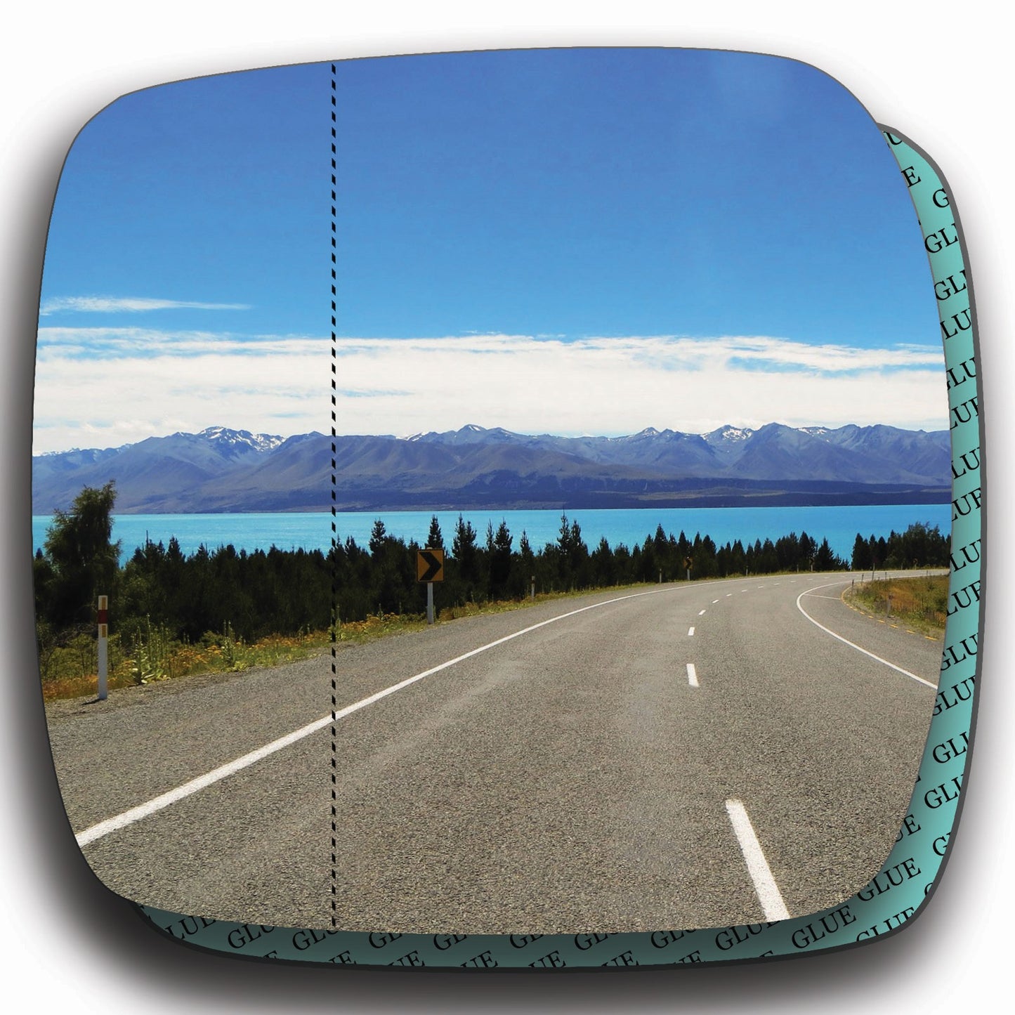 AGCP Spiegelglas für Renault Kangoo 2008 - 2013