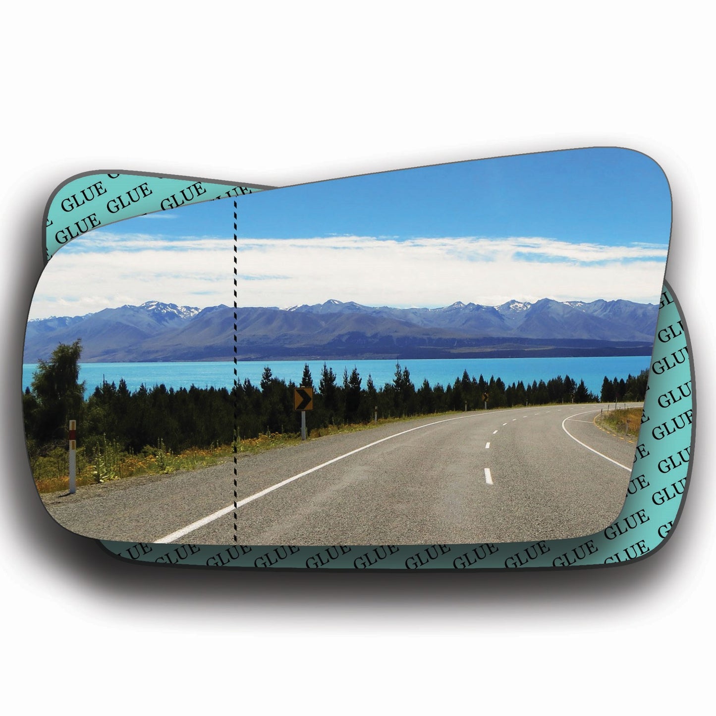 AGCP Spiegelglas für Mazda 323 1989 - 1994