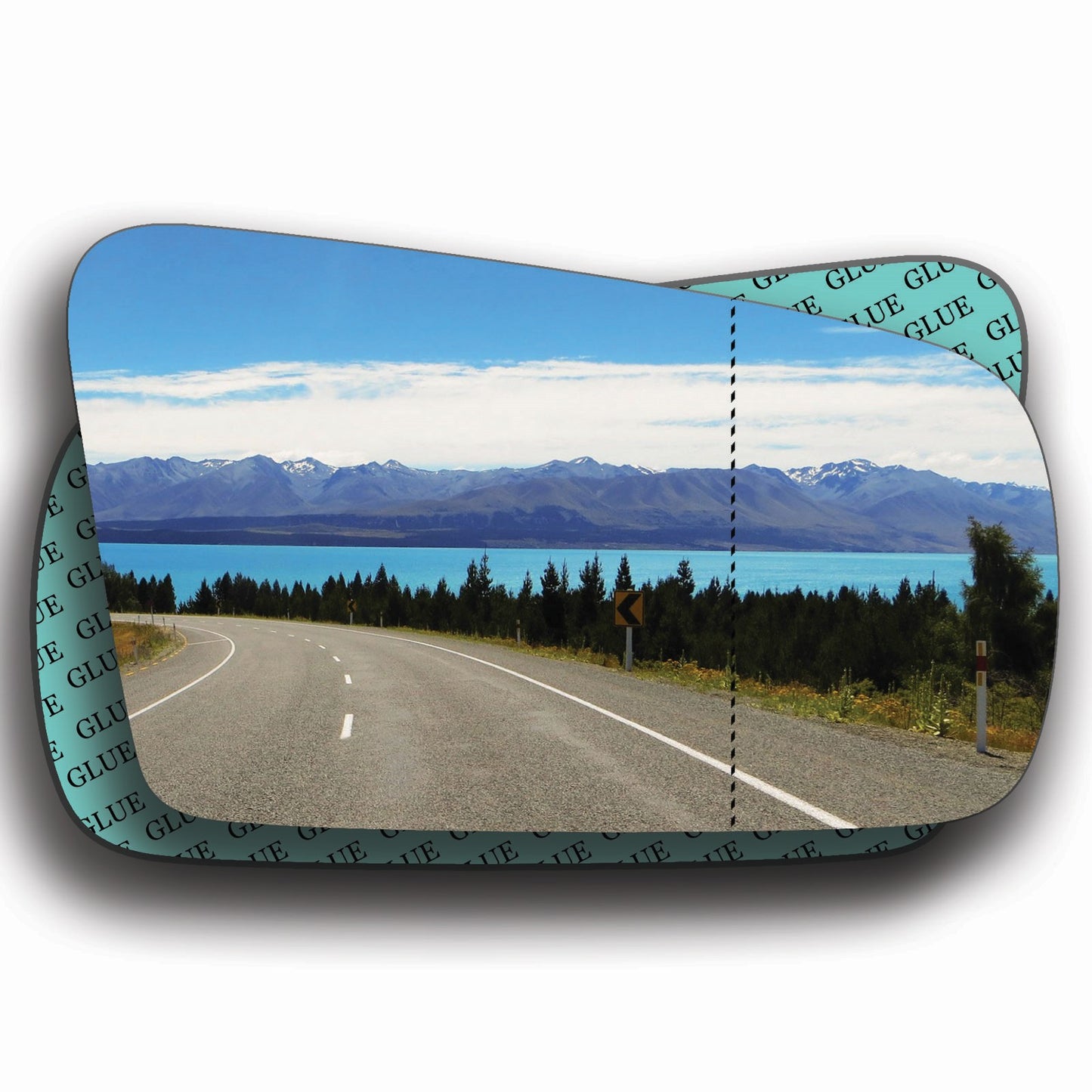 AGCP Spiegelglas für Mazda 323 1989 - 1994