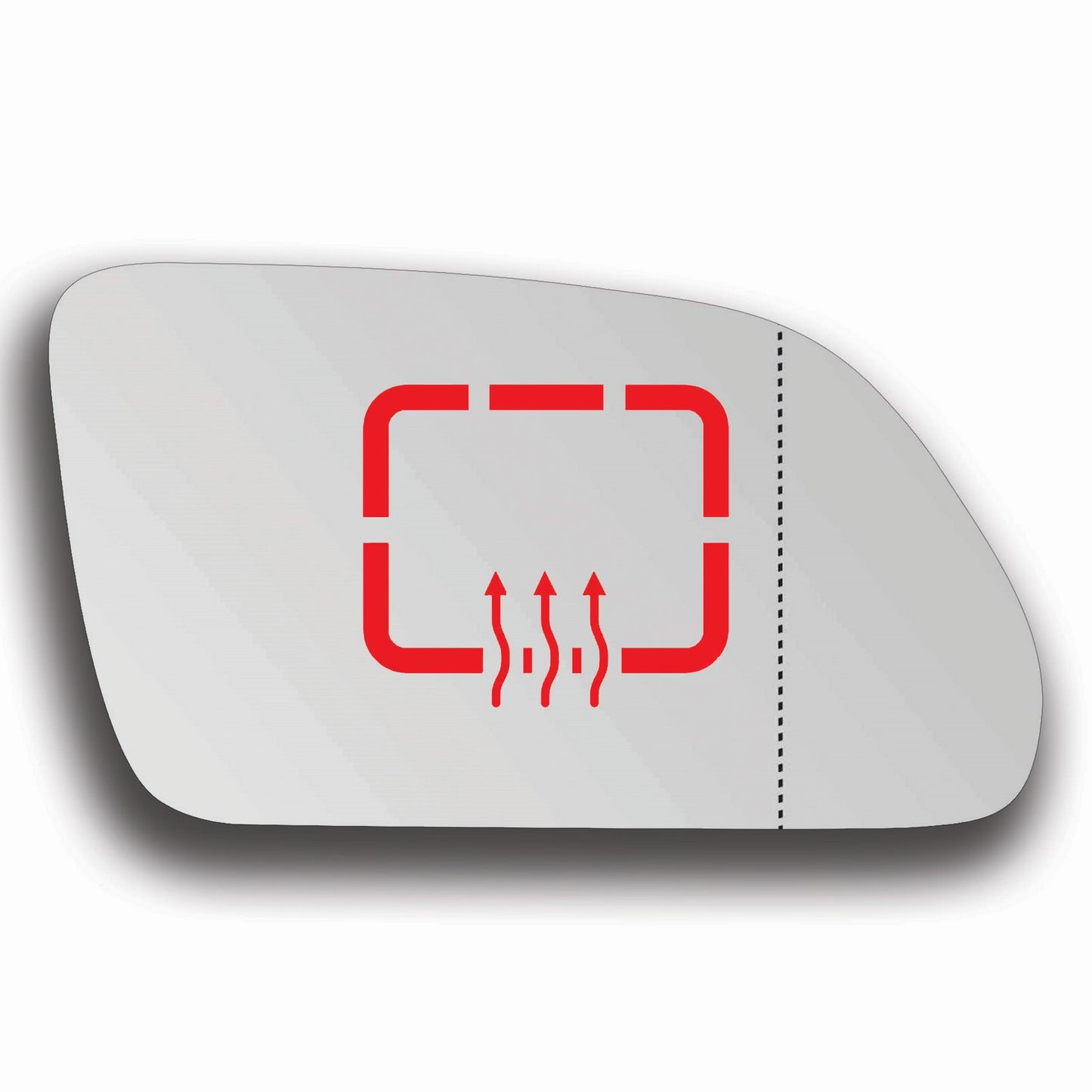 AGCP Spiegelglas Beheizt für Volkswagen Polo 4 2005 - 2009