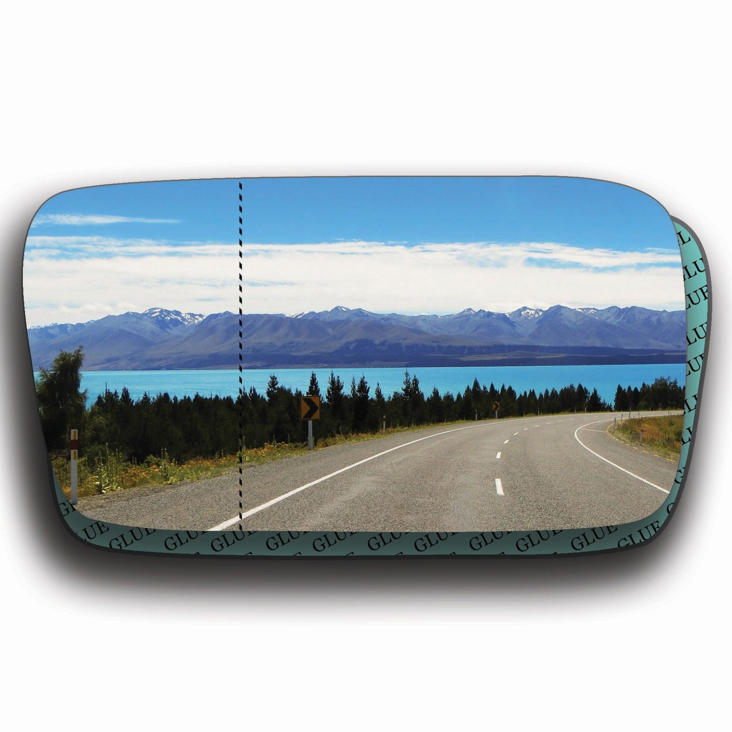 AGCP Spiegelglas für Fiat Cinquecento 1991 - 1998