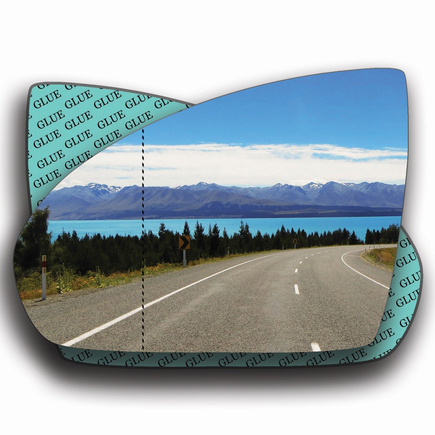 AGCP Spiegelglas für Smart Fortwo 2007 - 2014