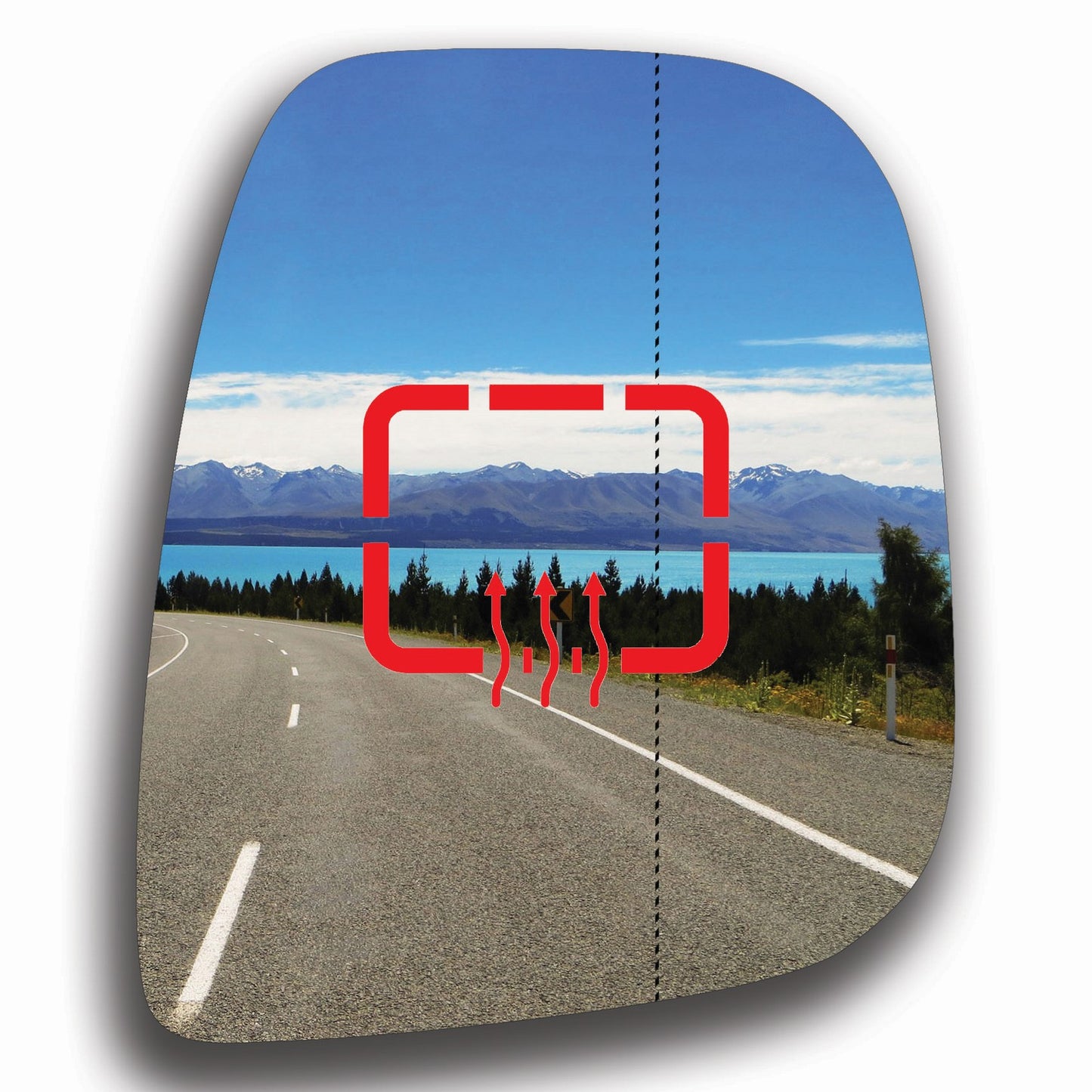 AGCP Spiegelglas Beheizt für Citroen Berlingo 2 2012 - 2018