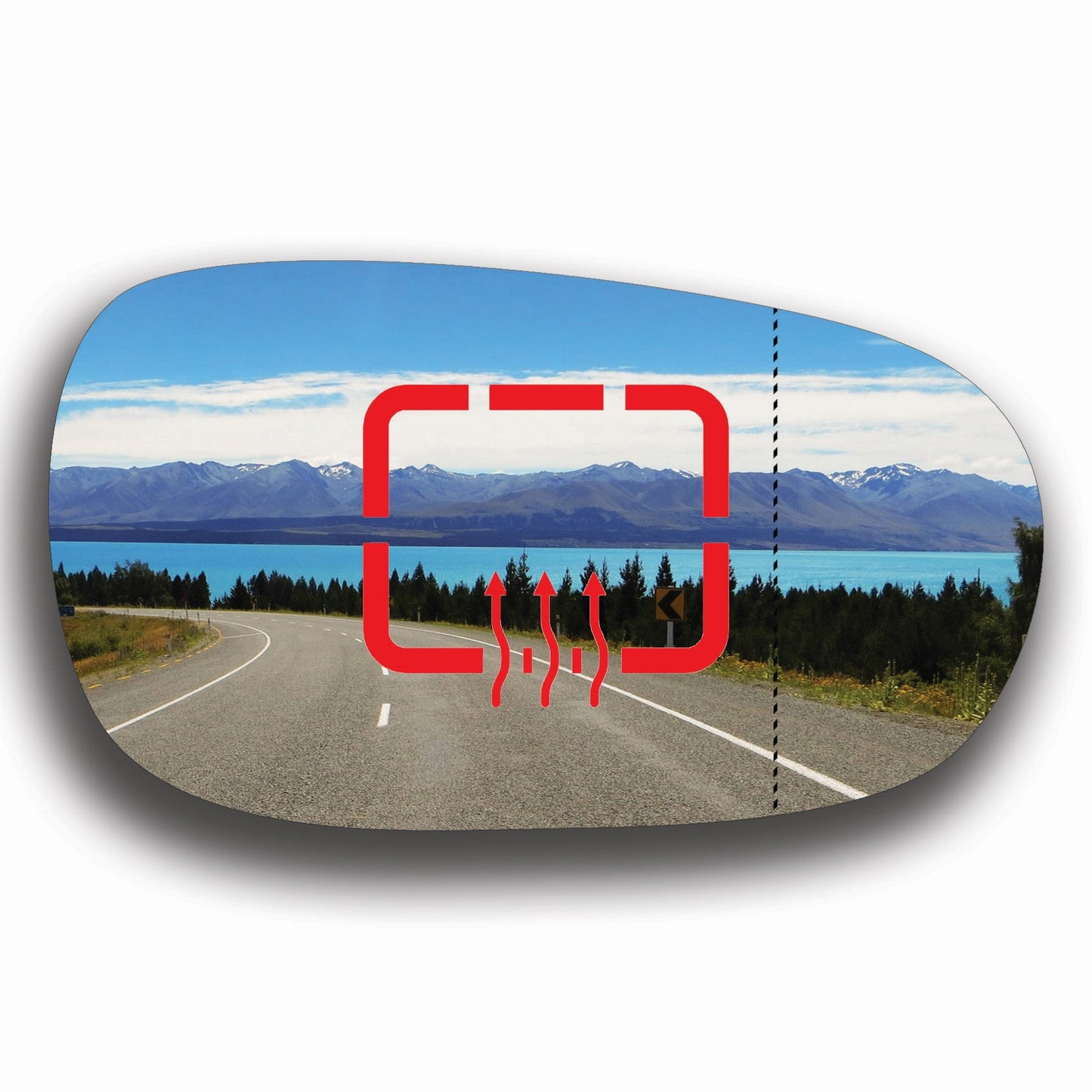 AGCP Spiegelglas Beheizt für Peugeot 607 1999 - 2012