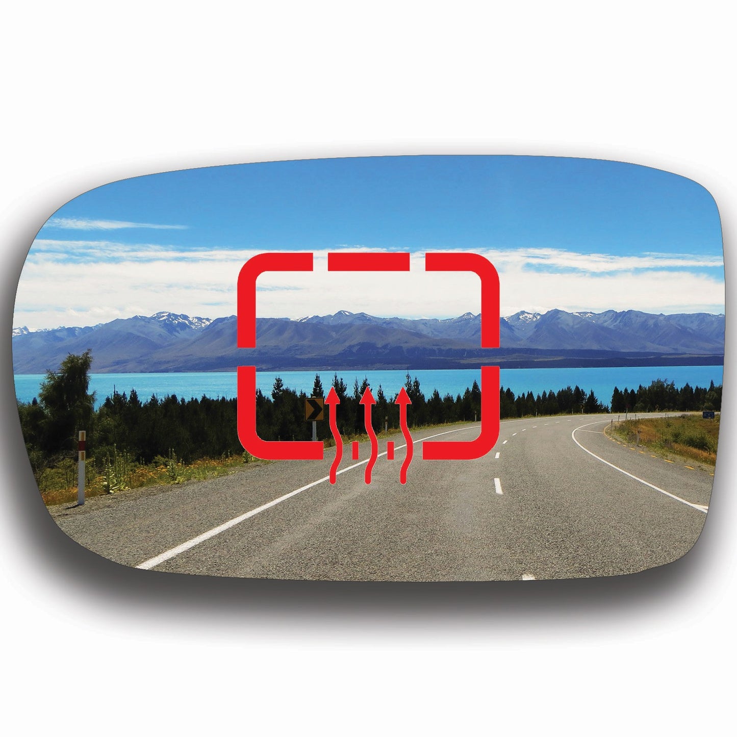 AGCP Spiegelglas Beheizt für Lancia Flavia 2011 - 2014