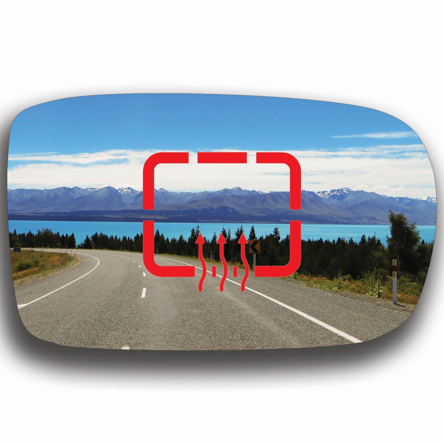 AGCP Spiegelglas Beheizt für Lancia Flavia 2011 - 2014