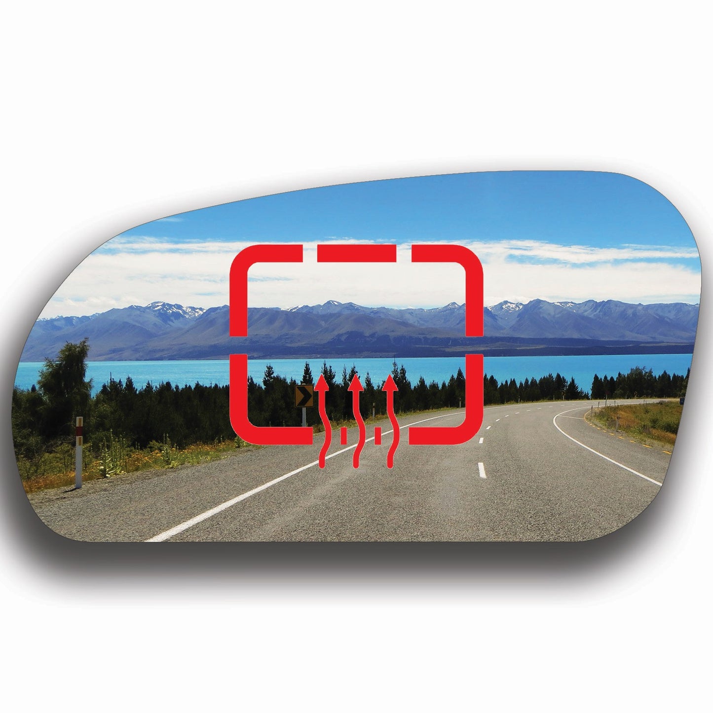 AGCP Spiegelglas Beheizt für Mitsubishi Eclipse 1994 - 1999