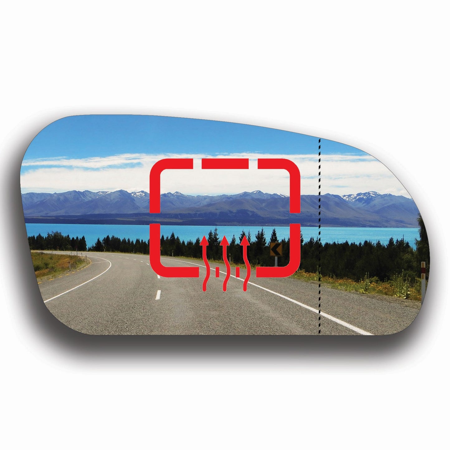 AGCP Spiegelglas Beheizt für Mitsubishi Eclipse 1994 - 1999