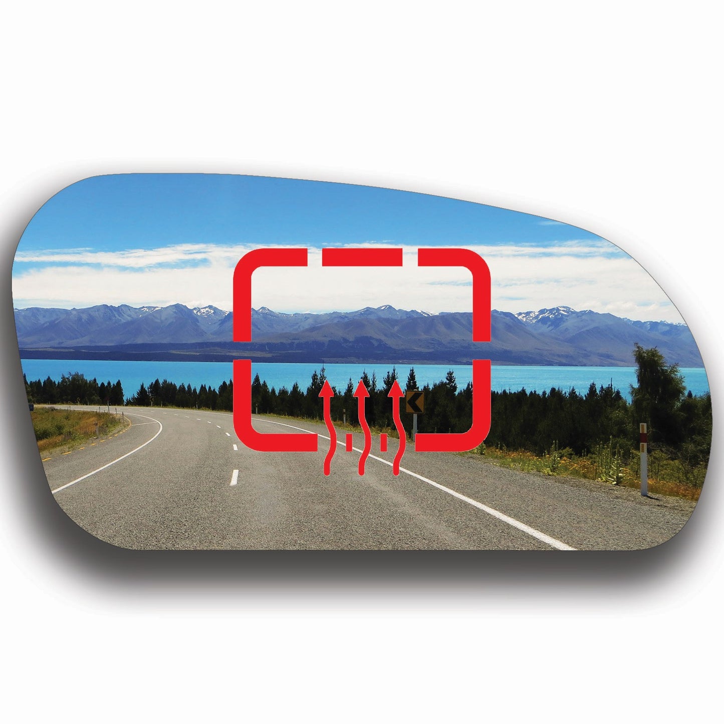 AGCP Spiegelglas Beheizt für Mitsubishi Eclipse 1994 - 1999