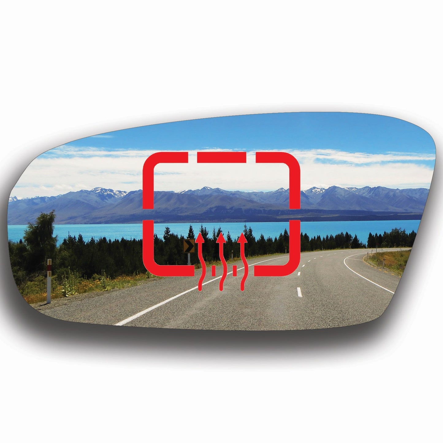 AGCP Spiegelglas Beheizt für Dodge Stratus Coupe 2000 - 2005