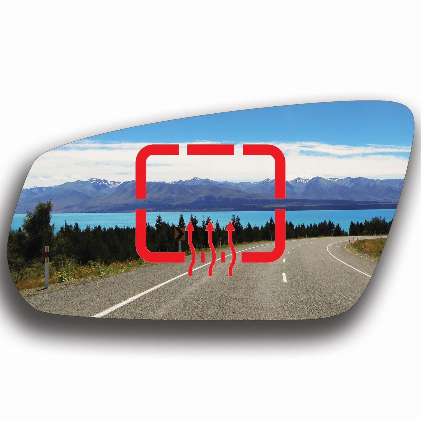 AGCP Spiegelglas Beheizt für Ford Mustang 2010 - 2014