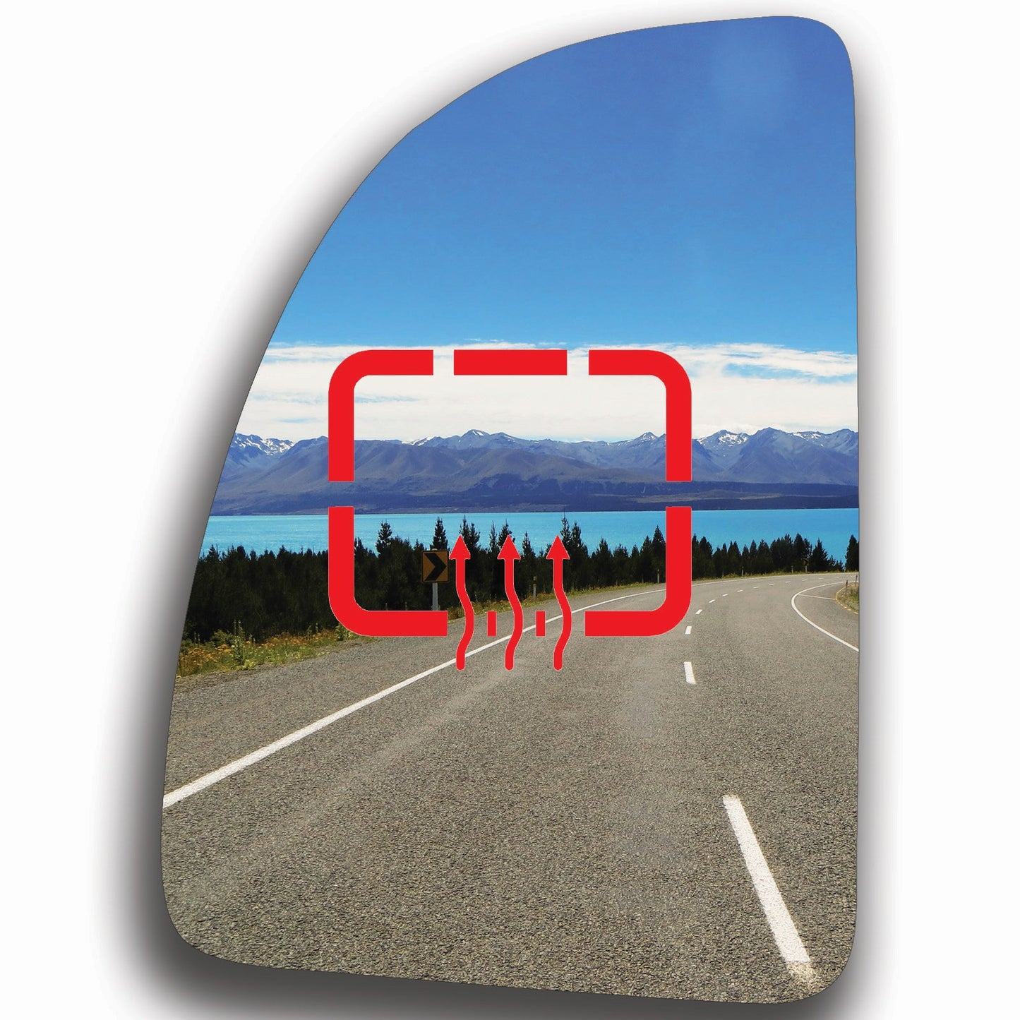AGCP Spiegelglas Beheizt für Citroen Jumper 1994 - 2006