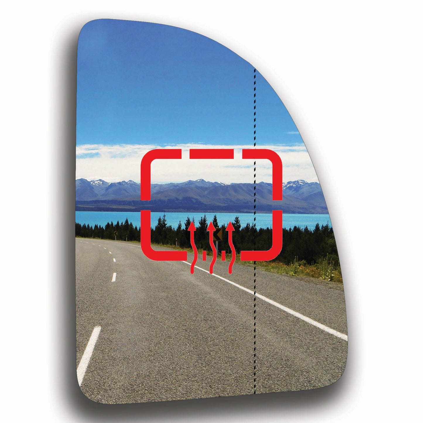 AGCP Spiegelglas Beheizt für Fiat Ducato 2 2002 - 2006