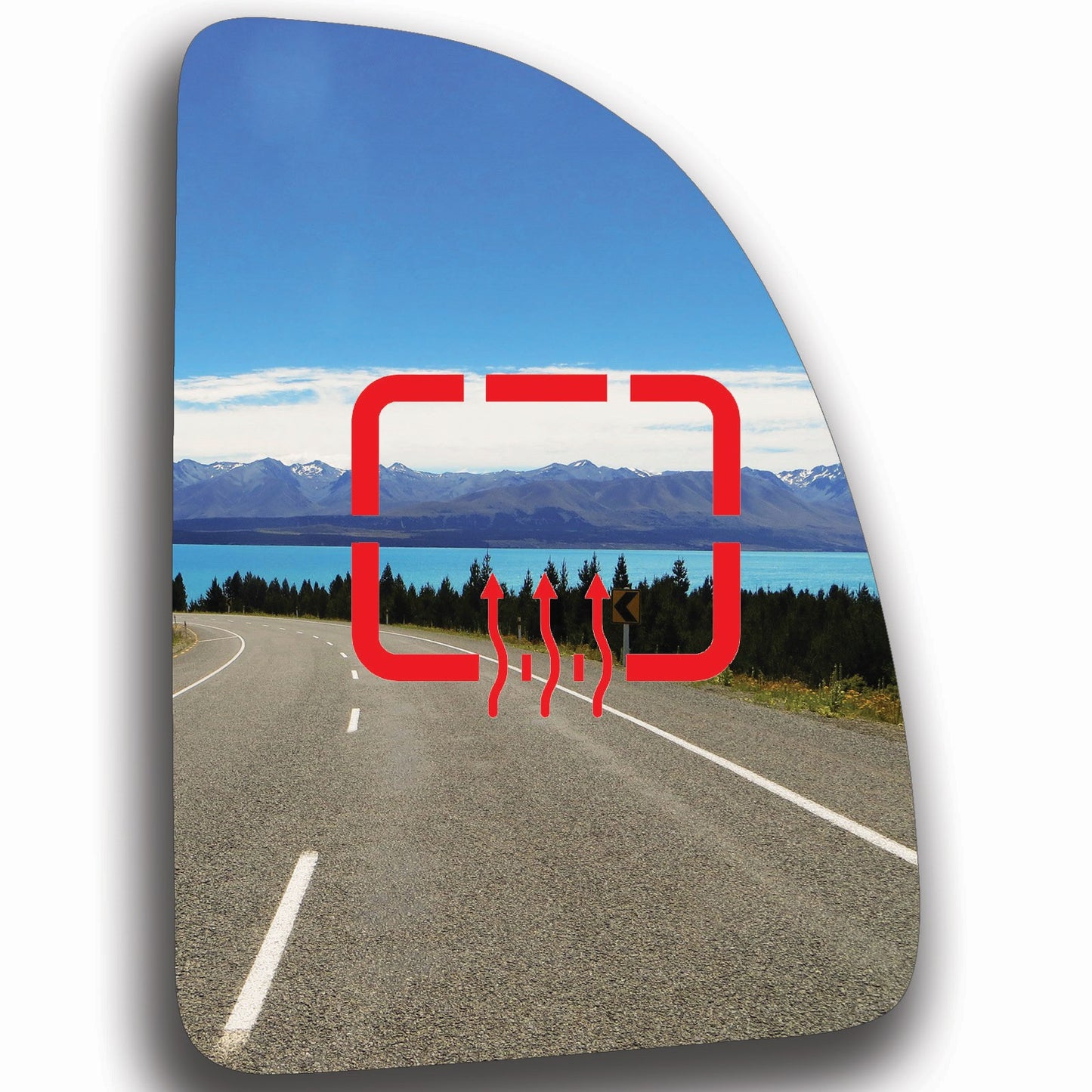 AGCP Spiegelglas Beheizt für Citroen Jumper 1994 - 2006