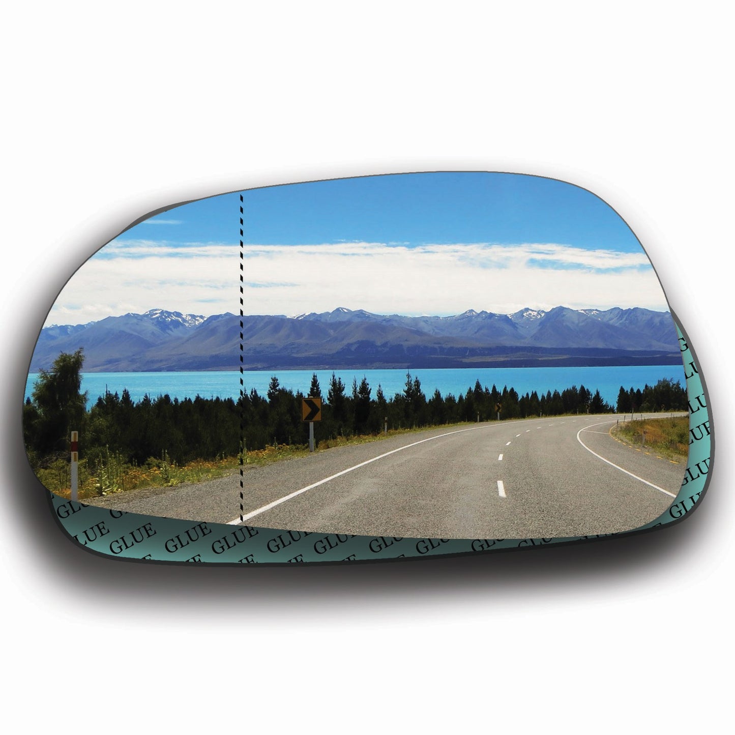 AGCP Spiegelglas für Mazda MX-3 1991 - 1998