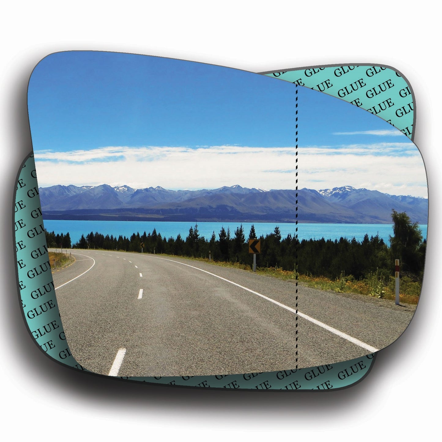 AGCP Spiegelglas für Infiniti QX70 2013 - 2017