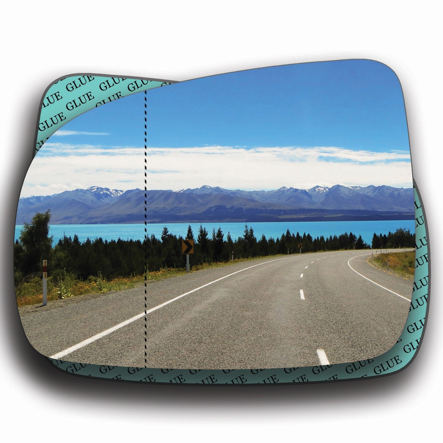 AGCP Spiegelglas für Nissan Note 2006 - 2013