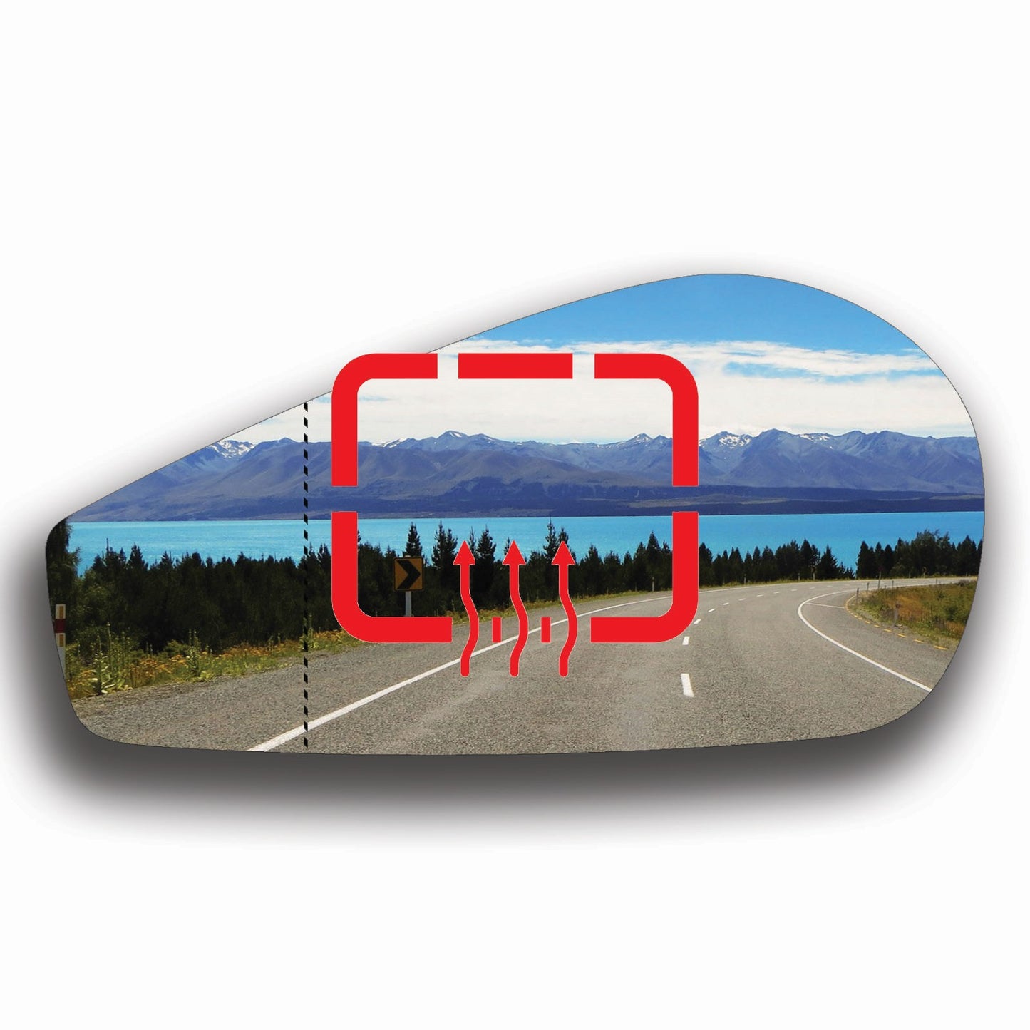 AGCP Spiegelglas Beheizt für Ferrari F430 2004 - 2009