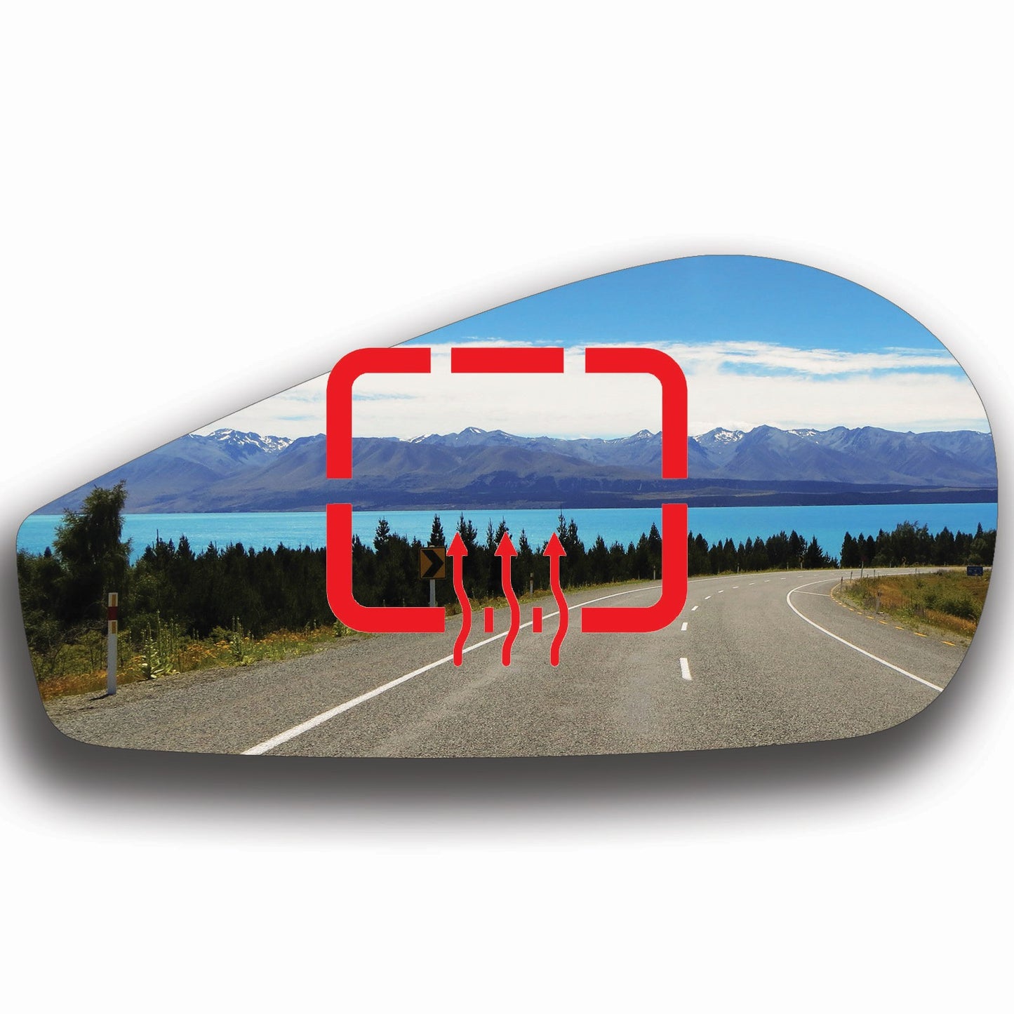 AGCP Spiegelglas Beheizt für Ferrari F430 2004 - 2009