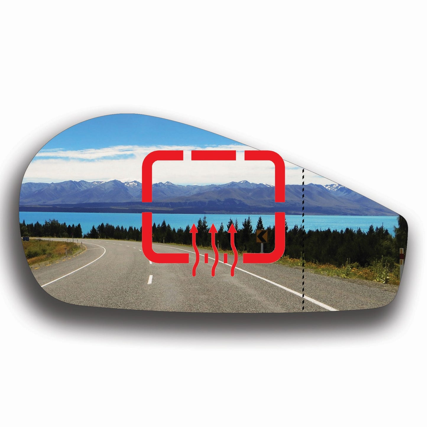 AGCP Spiegelglas Beheizt für Ferrari F430 2004 - 2009