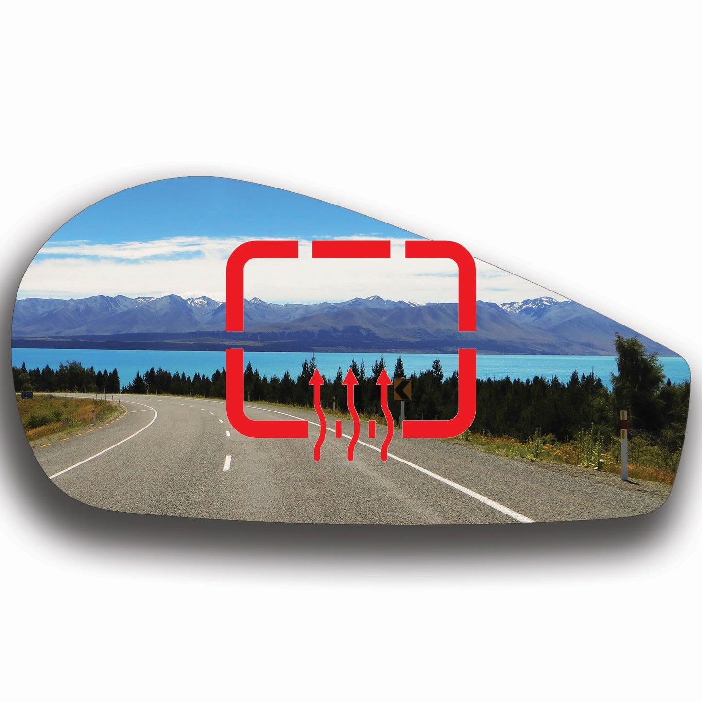 AGCP Spiegelglas Beheizt für Ferrari F430 2004 - 2009