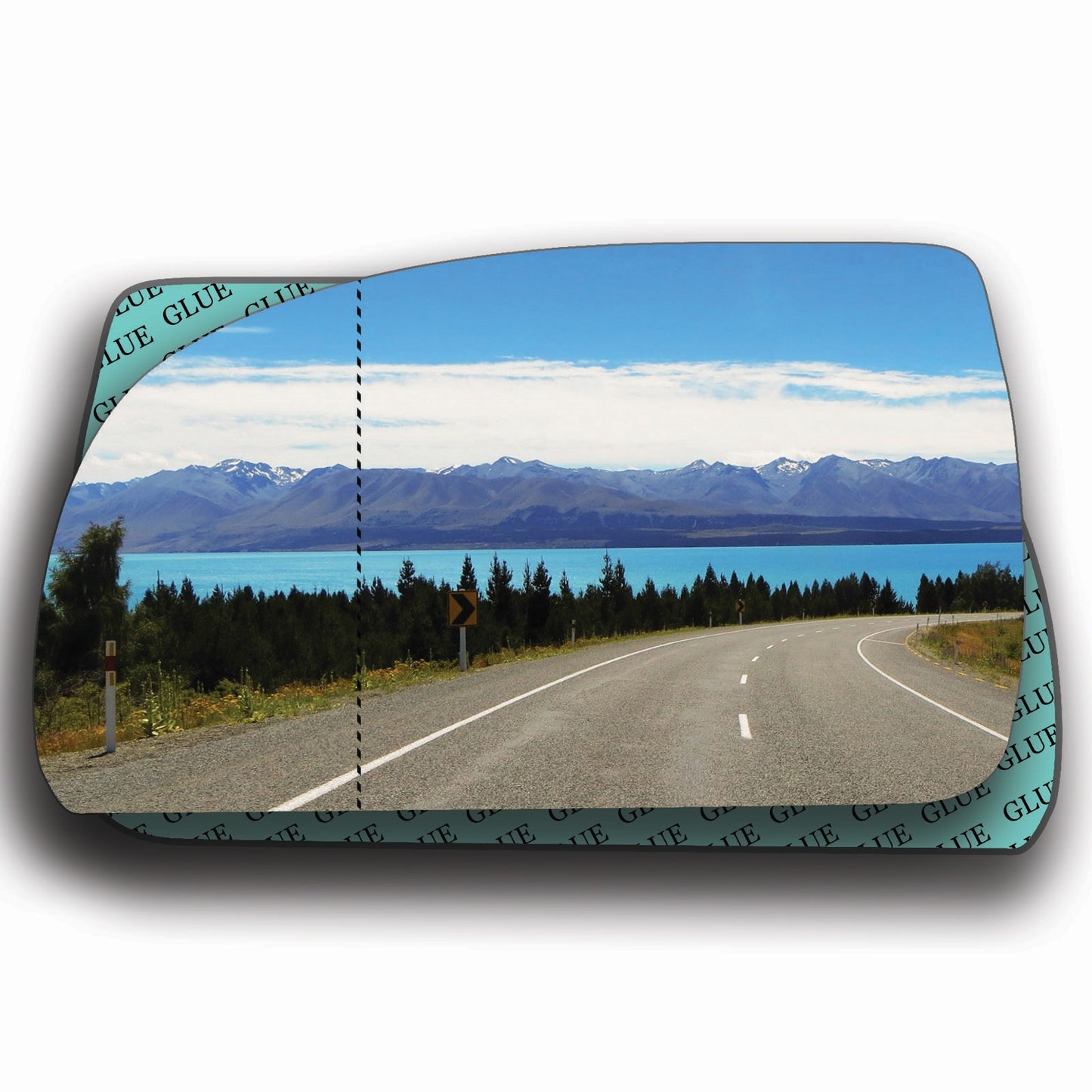 AGCP Spiegelglas für Kia Carens 1999 - 2006