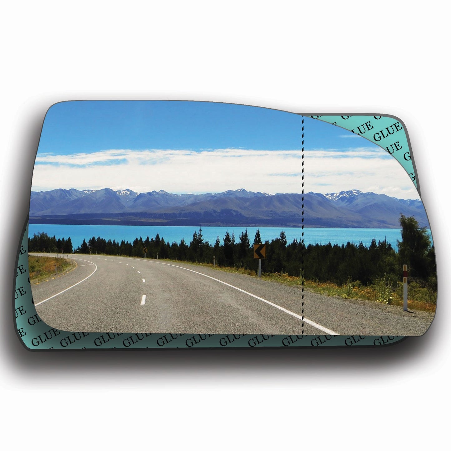AGCP Spiegelglas für Kia Carens 1999 - 2006