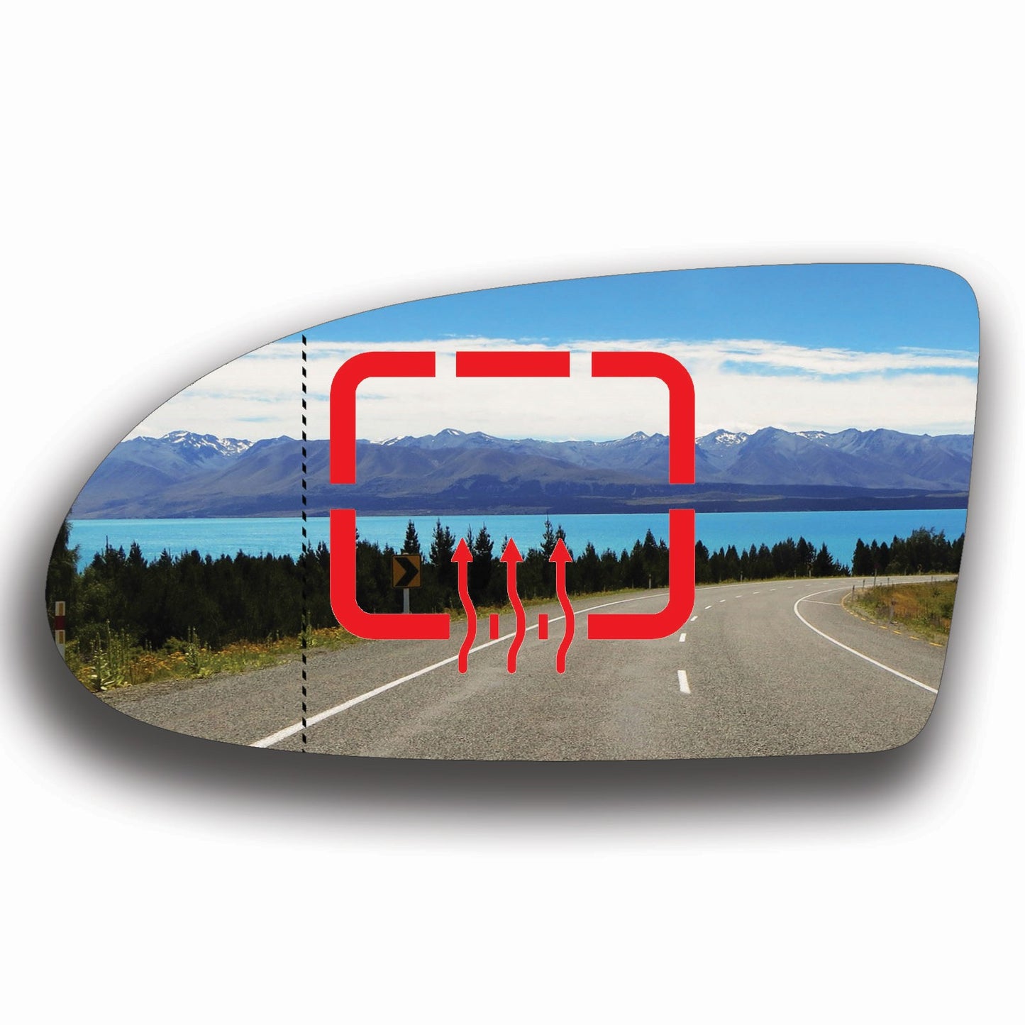 AGCP Spiegelglas Beheizt für Hyundai Accent 2005 - 2012