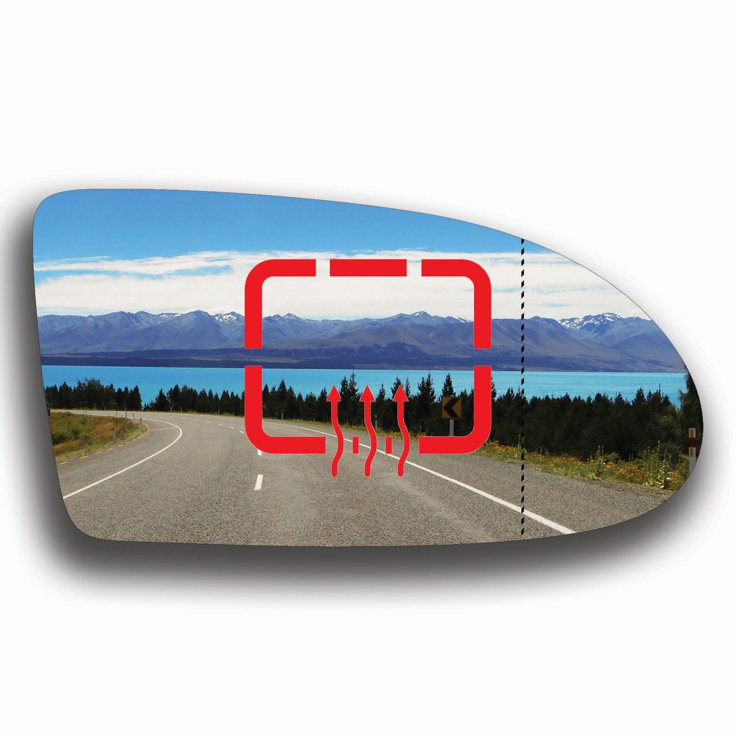 AGCP Spiegelglas Beheizt für Hyundai Accent 2005 - 2012