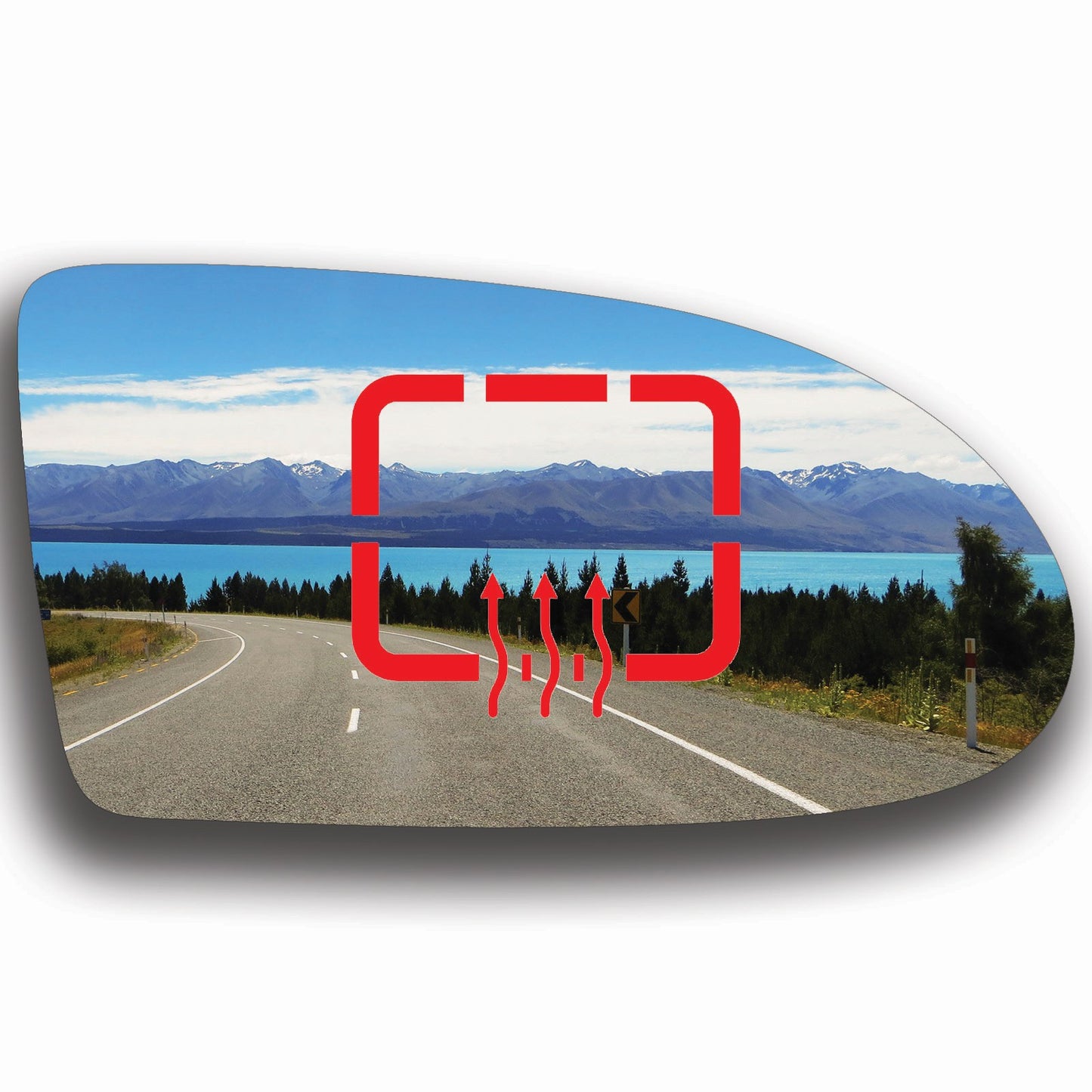 AGCP Spiegelglas Beheizt für Hyundai Accent 2005 - 2012